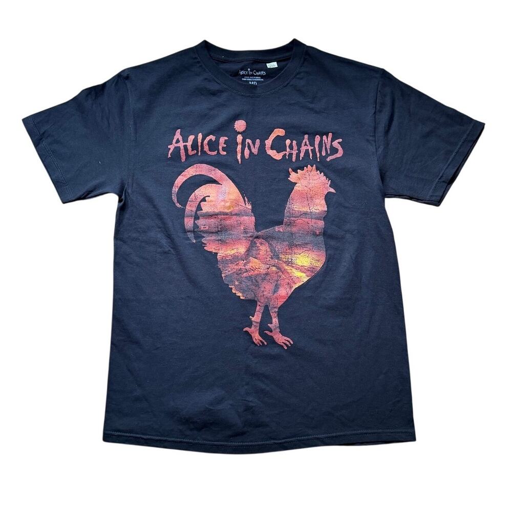 Alice in Chains tee shirt rooster medium